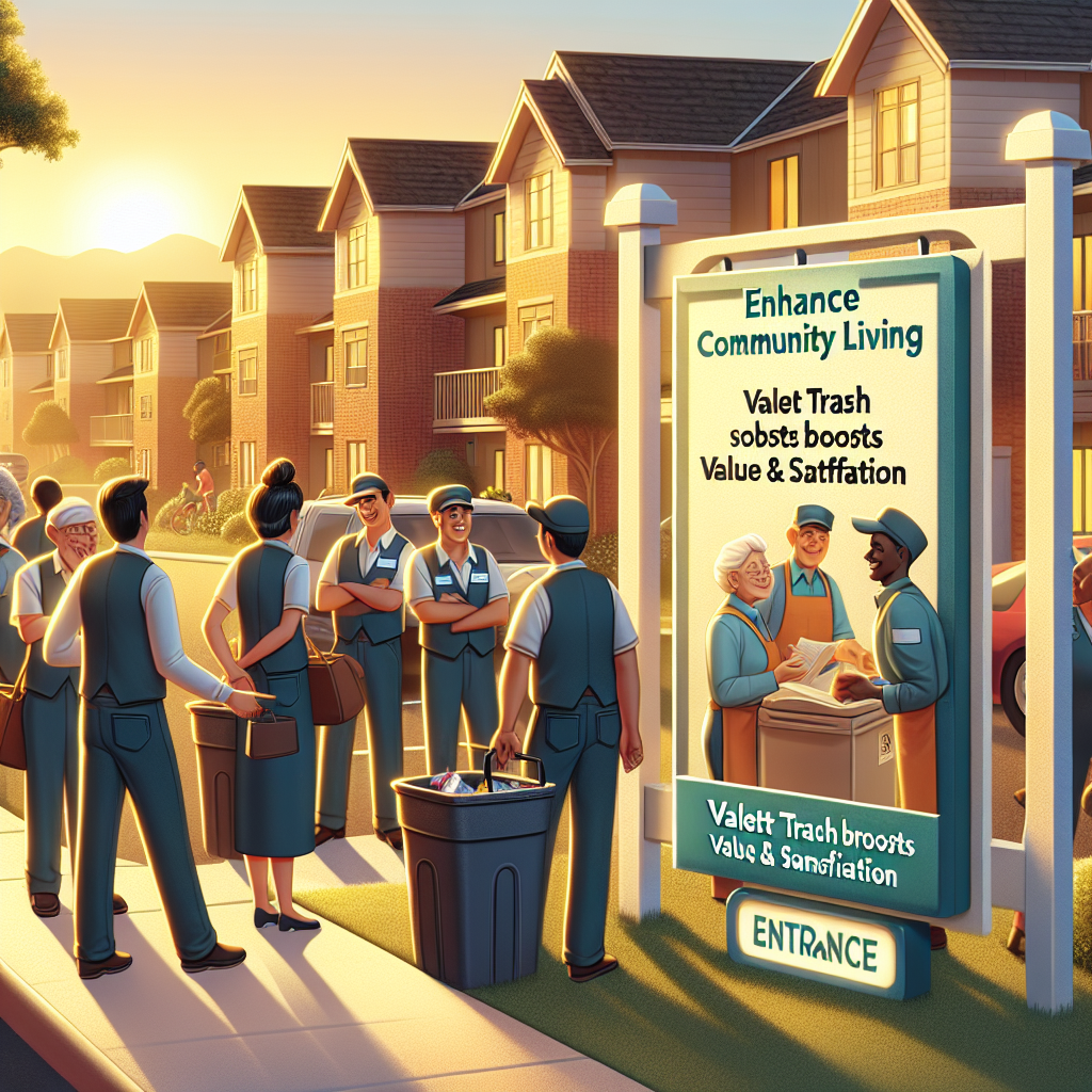 How Valet Trash Services Improve Community Living Standards