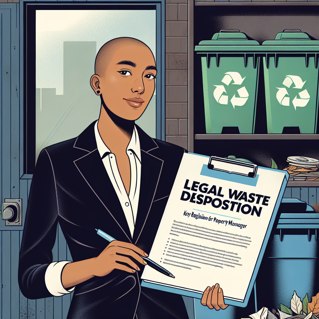 Legal Aspects of Waste Disposal: What Property Managers Need to Know
