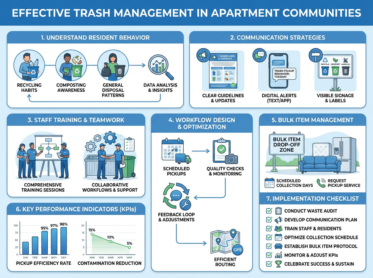 American Trash Service Guide: Operational Training and Resident Communication for Better Trash Management in Apartment Communities 3 Resident trash behavior and patterns in an apartment community