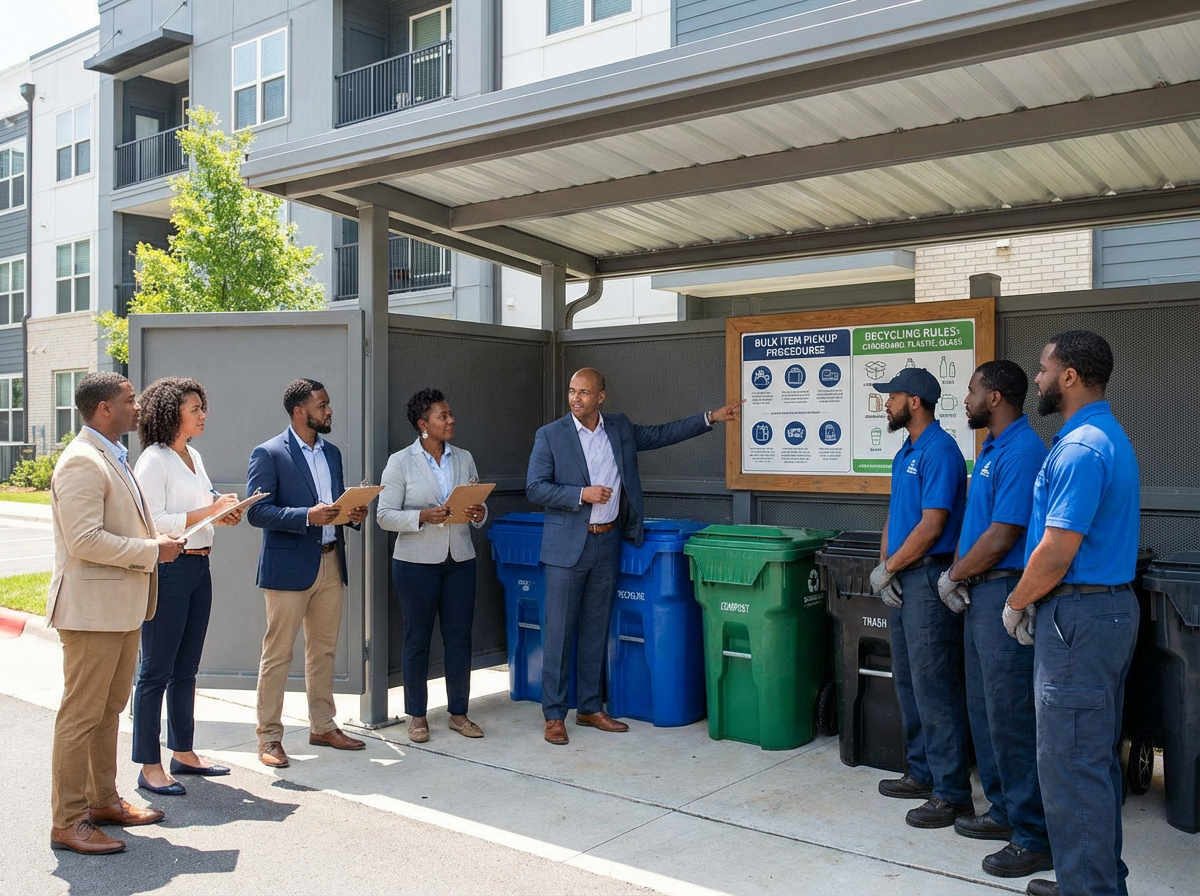 Resident Education and Workflow Improvements to Optimize Apartment Trash Operations 4 Trash service team workflow and training for apartment communities
