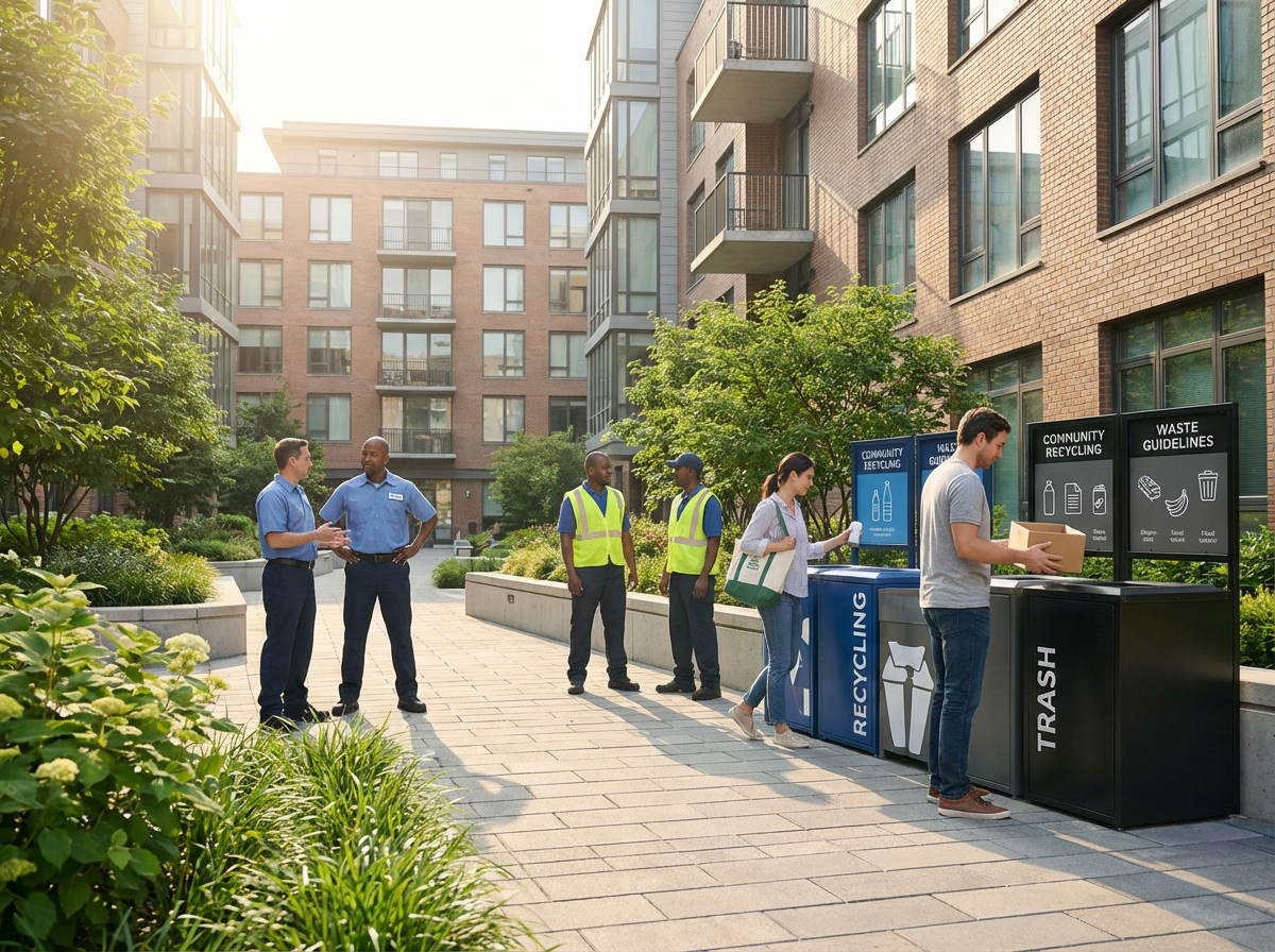 Improving Resident Communication and On-Site Operations for Waste Management in Apartment Communities with American Trash Service 4 Coordinated valet trash service and on-site waste management team