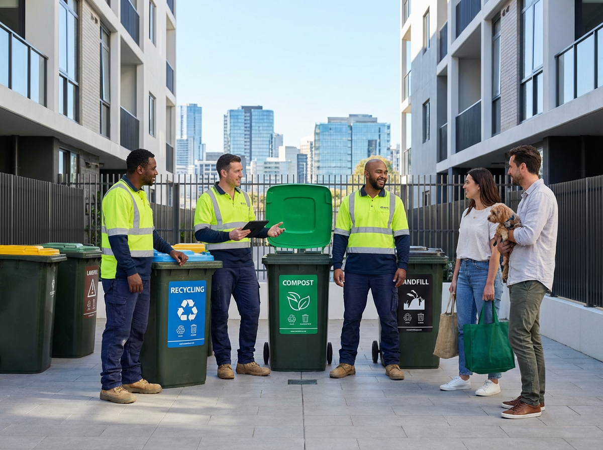 Achieving Operational Excellence in Apartment Waste Services: Tenant Communication, Staff Training & Workflow Improvement 4 On-site staff following waste management checklists and SOPs