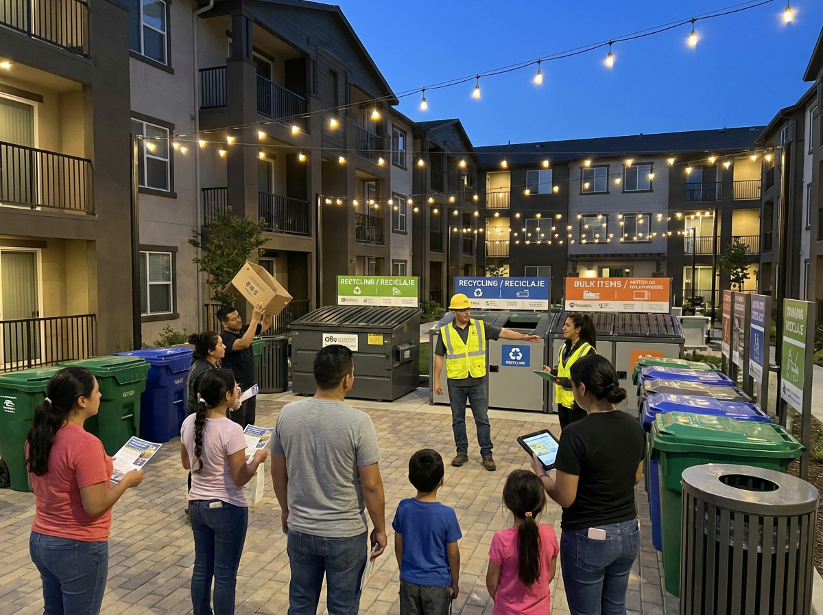 Operational Playbook for Tenant Communication, Staff Training & Workflow Improvements in Multi-Family Apartment Waste Management 5 Property staff training on valet trash and recycling contamination procedures