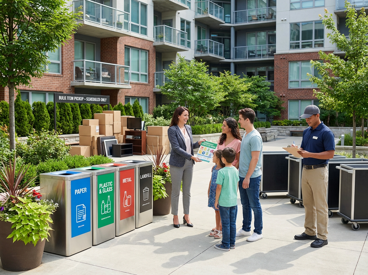 Improving Resident Communication and Staff Training for Efficient Apartment Waste Operations 4 Apartment valet trash and bulk waste management procedures