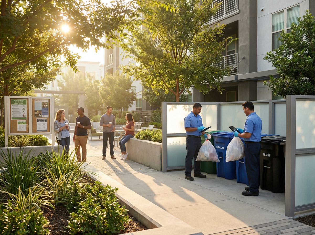 Modern Apartment Community Operations: Resident Communication, Staff Training & Efficient Waste and Valet Trash Workflows 4 Property staff training on apartment waste management procedures